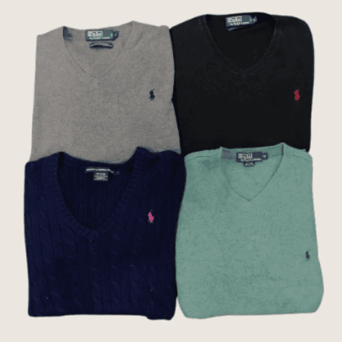 Polo V-Neck Sweaters – Classic Comfort, Timeless Style