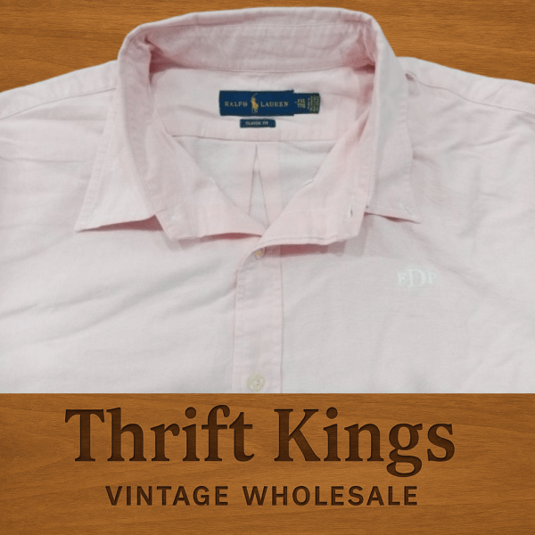 Ralph Lauren Classic Oxford Shirt – Pink (XXL) - Image 4