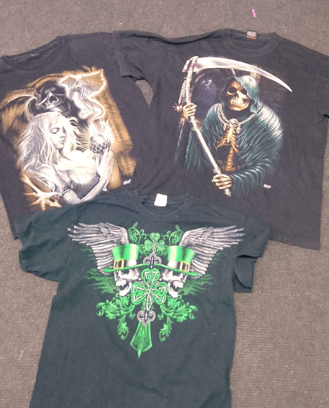 Print Skull T-Shirts