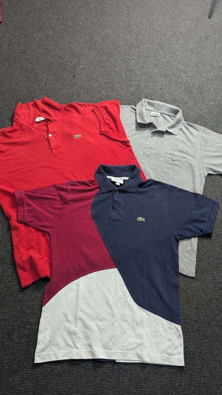 Lacoste 3 Button Polo Shirts