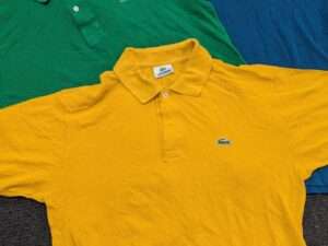 Lacoste 3 Button Polo Shirts