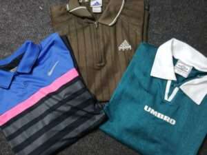 Branded Three Button Polos