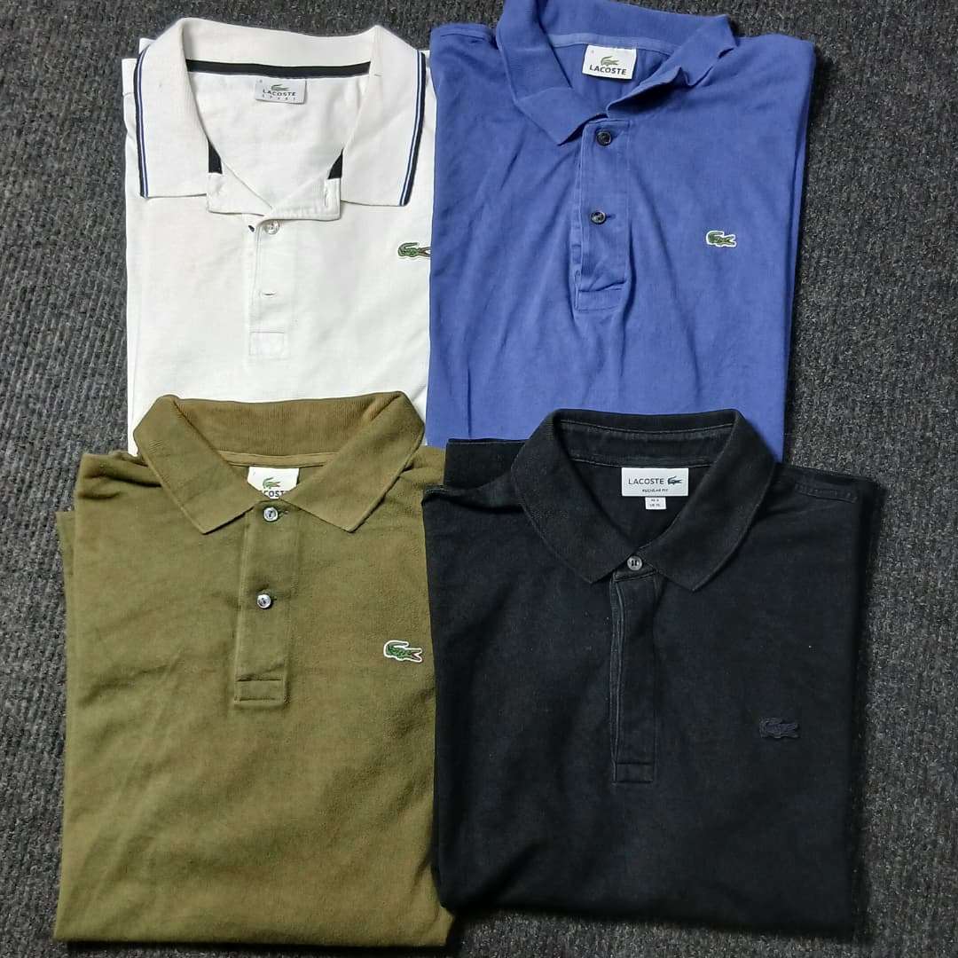 Lacoste Three Button Polos
